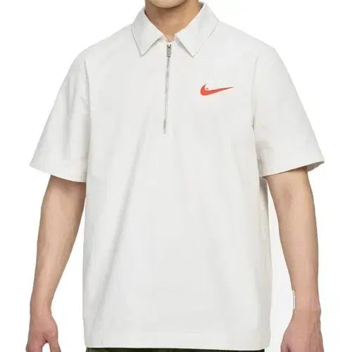 [BUNJANG] Nike NSW Trend Half-Zip Short Sleeve Shirt / XL 나이키 NSW 트렌드 하프 반집업 오버핏 반팔 셔츠 남방