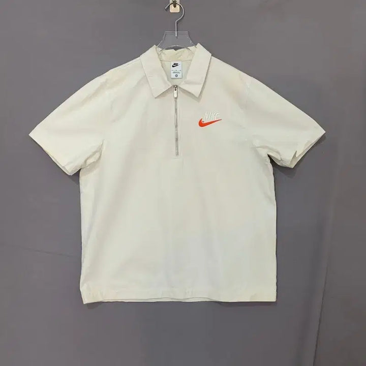[BUNJANG] Nike NSW Trend Half-Zip Short Sleeve Shirt / XL 나이키 NSW 트렌드 하프 반집업 오버핏 반팔 셔츠 남방