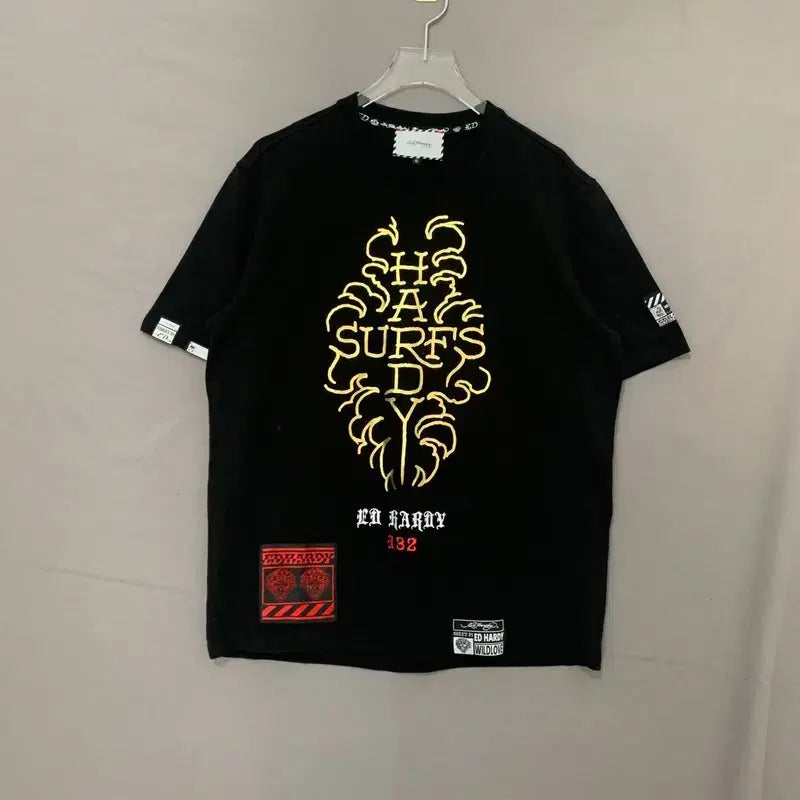[BUNJANG] Ed Hardy Street Printed Oversized T-shirt / S ED HARDY 에드하디 스트릿 프린팅 오버핏 반팔티