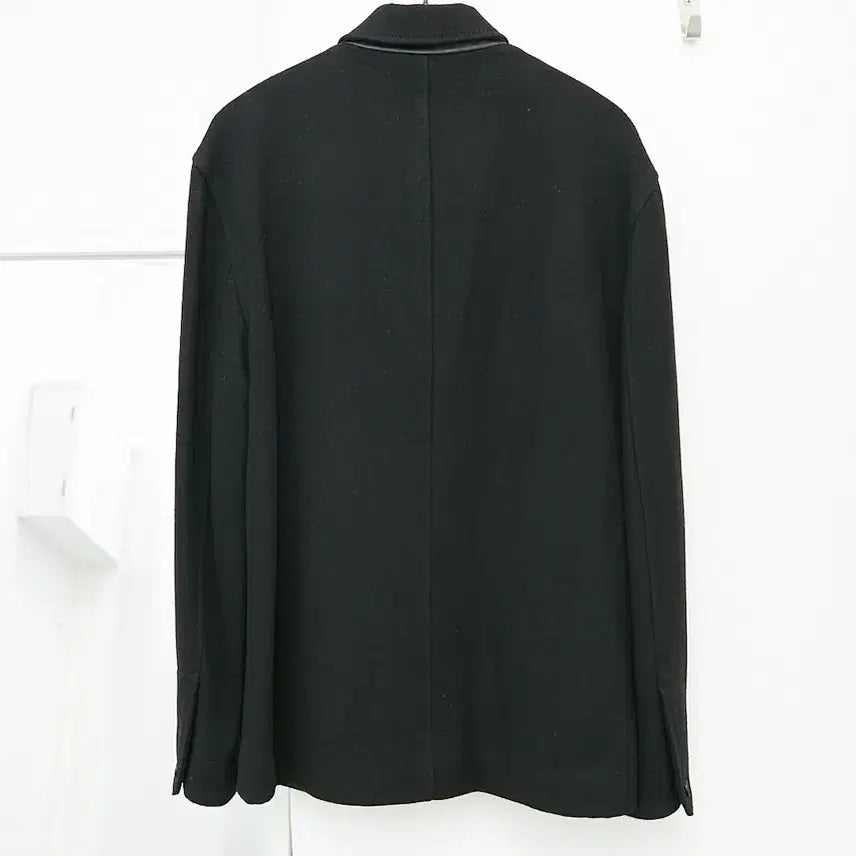 [BUNJANG] Armani Exchange Leather Collar Jacket / 아르마니 익스체인지 레더칼라 자켓