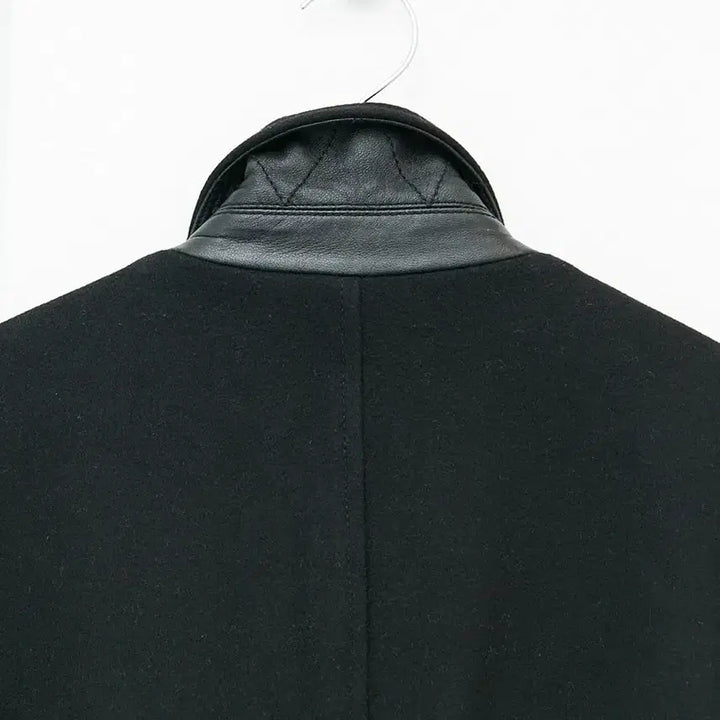 [BUNJANG] Armani Exchange Leather Collar Jacket / 아르마니 익스체인지 레더칼라 자켓