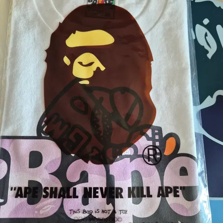 [BUNJANG] BAPE Ladies Pastel Camo Milo Shark Tee / 베이프 정품 레이디스 2XS 파스텔 카모 마일로 샤크 온 베이프 티