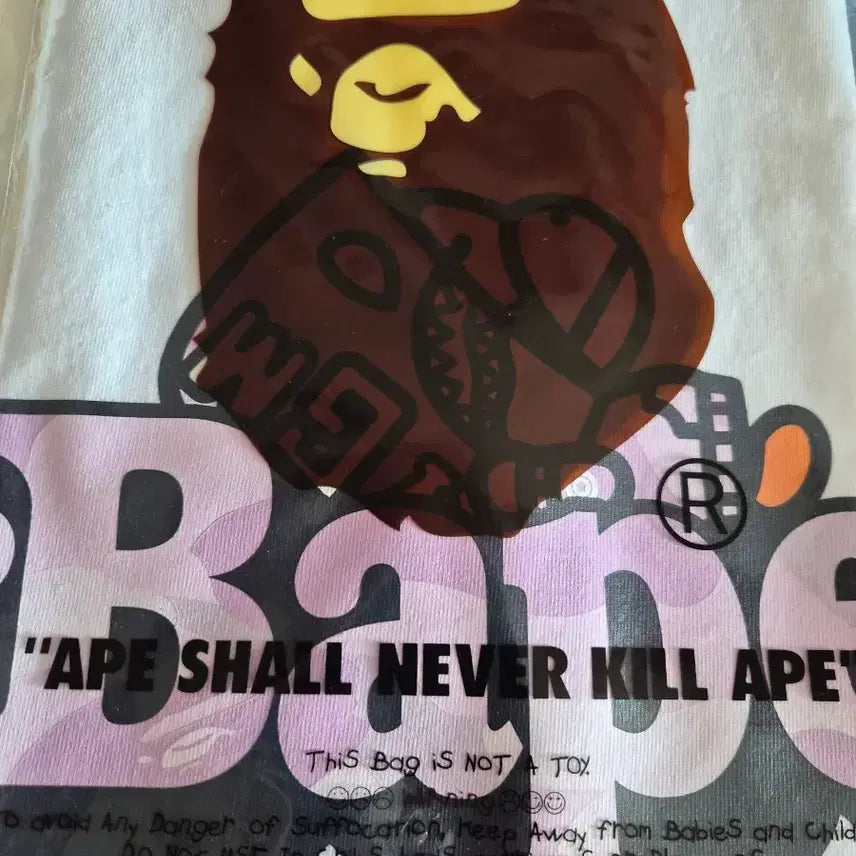 [BUNJANG] BAPE Ladies Pastel Camo Milo Shark Tee / 베이프 정품 레이디스 2XS 파스텔 카모 마일로 샤크 온 베이프 티