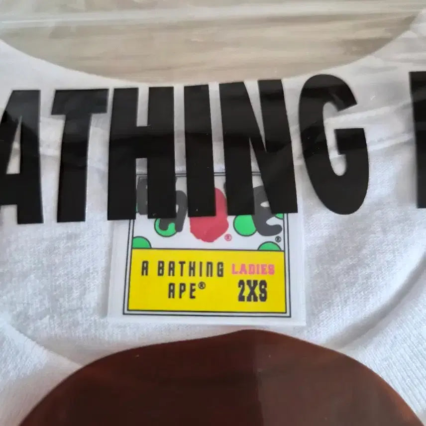 [BUNJANG] BAPE Ladies Pastel Camo Milo Shark Tee / 베이프 정품 레이디스 2XS 파스텔 카모 마일로 샤크 온 베이프 티