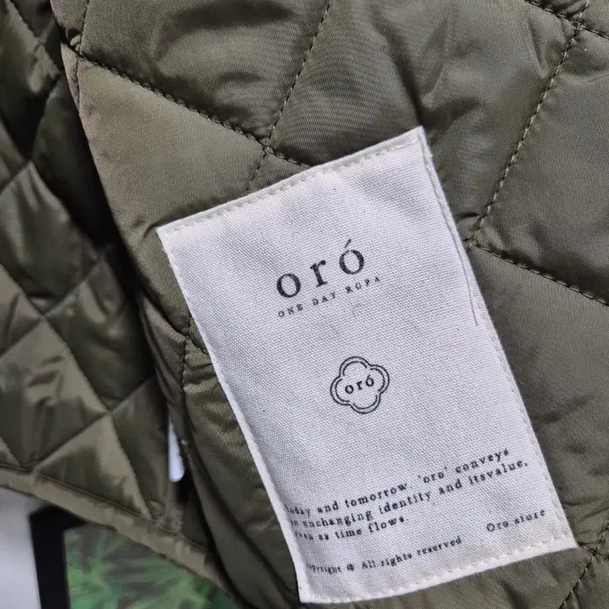 [BUNJANG] ORO Quilted Corduroy Jacket - Khaki / (타임세일)(새상품)ORO 오로 퀼팅 코듀로이 자켓 카키