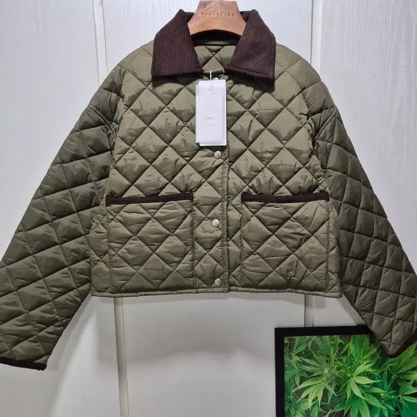 [BUNJANG] ORO Quilted Corduroy Jacket - Khaki / (타임세일)(새상품)ORO 오로 퀼팅 코듀로이 자켓 카키