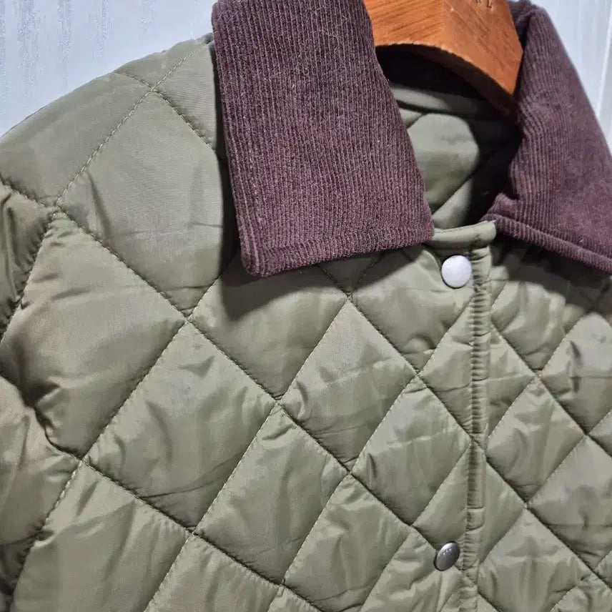 [BUNJANG] ORO Quilted Corduroy Jacket - Khaki / (타임세일)(새상품)ORO 오로 퀼팅 코듀로이 자켓 카키