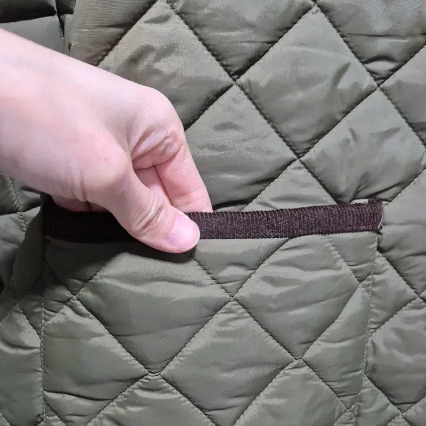 [BUNJANG] ORO Quilted Corduroy Jacket - Khaki / (타임세일)(새상품)ORO 오로 퀼팅 코듀로이 자켓 카키