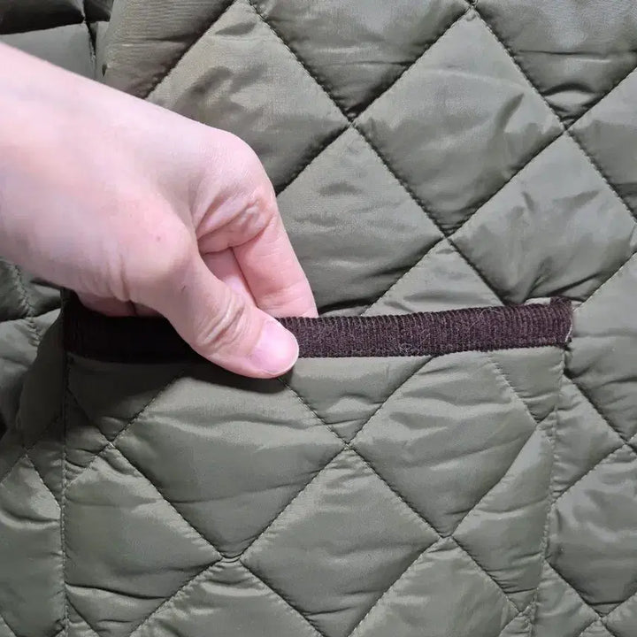 [BUNJANG] ORO Quilted Corduroy Jacket - Khaki / (타임세일)(새상품)ORO 오로 퀼팅 코듀로이 자켓 카키