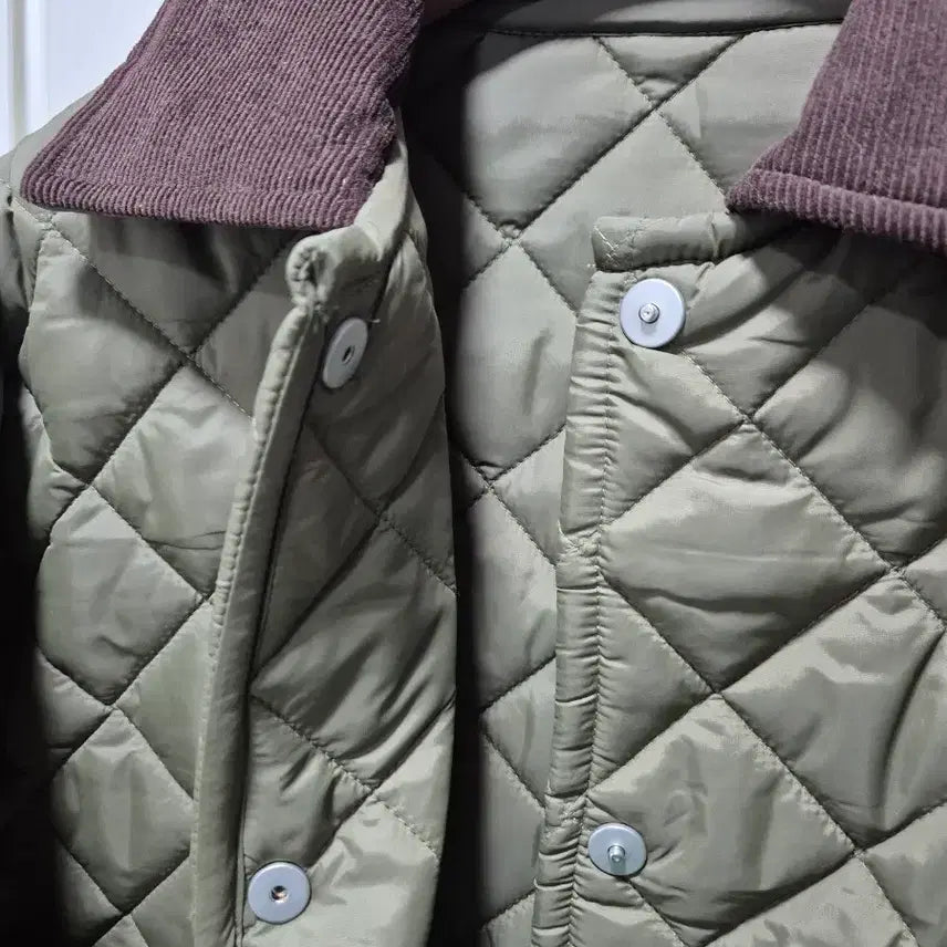 [BUNJANG] ORO Quilted Corduroy Jacket - Khaki / (타임세일)(새상품)ORO 오로 퀼팅 코듀로이 자켓 카키