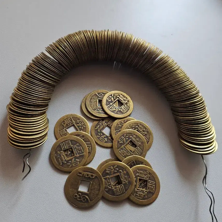 [BUNJANG] Chinese Antique Coin Bundle Set / 고전풍 중국 동전 엽전 중짜200개