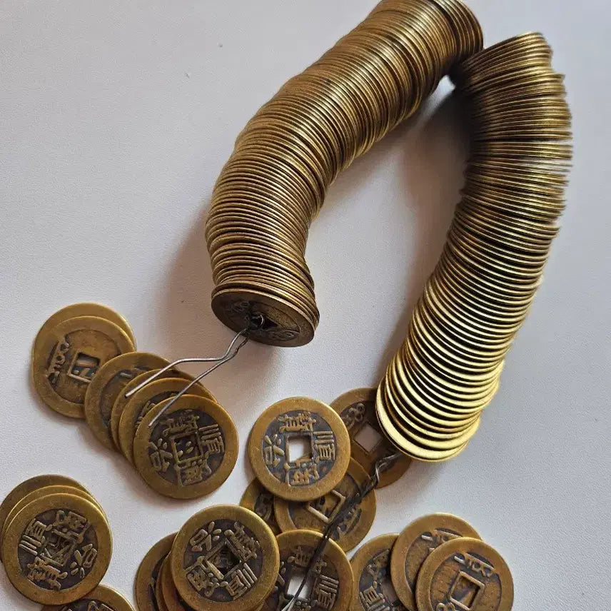 [BUNJANG] Chinese Antique Coin Bundle Set / 고전풍 중국 동전 엽전 중짜200개