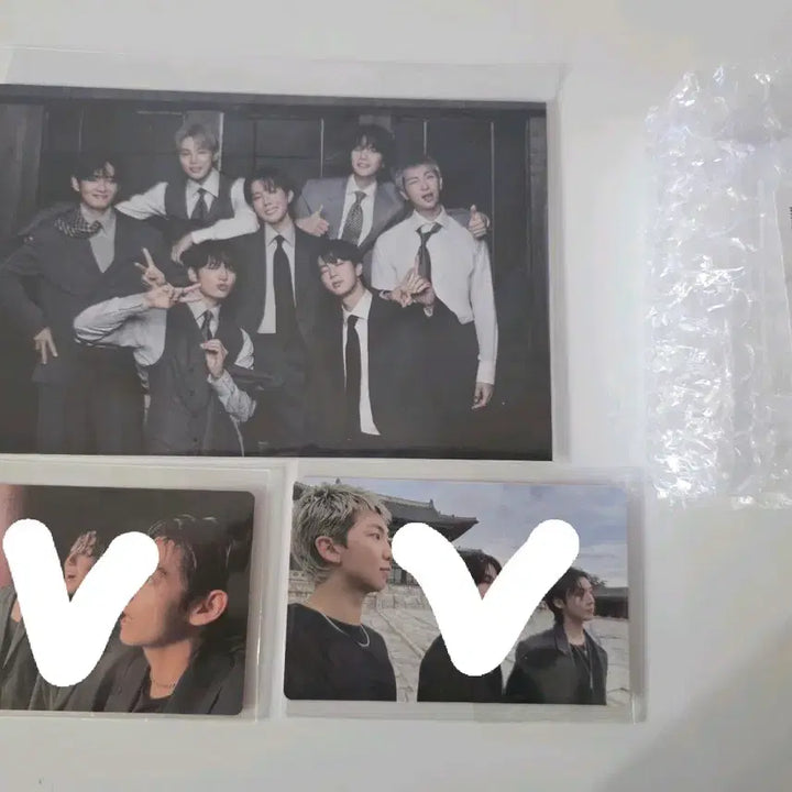 [BUNJANG] BTS Arirang Album POB Photocard &amp; Keyring Set / 방탄 아리랑 앨범 특전 위버스 포카 키링 남준 태형 지민 슈가 정국 호석