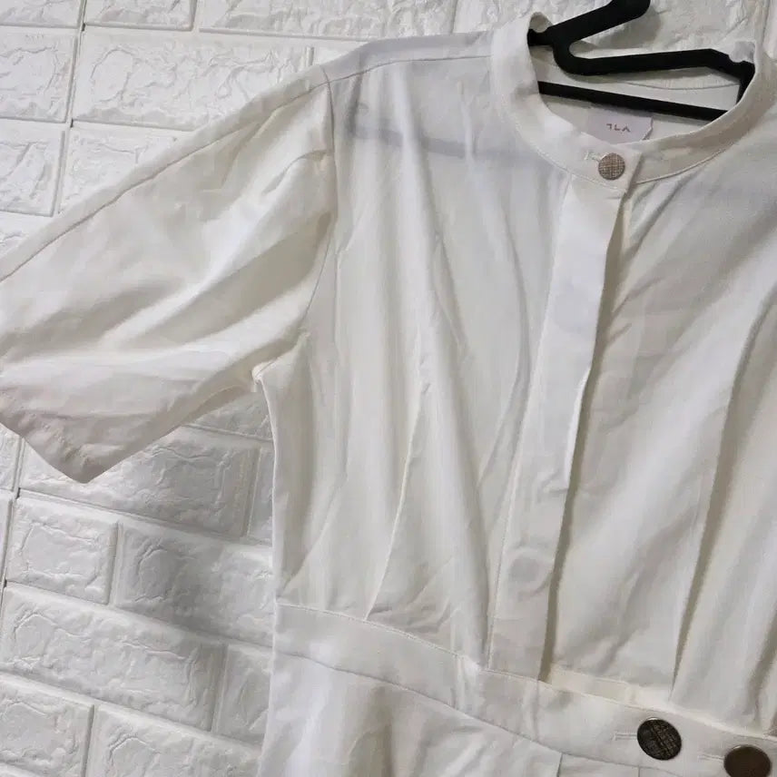[BUNJANG] Gannissong Ivory Long Dress / 가니송 하객룩 원피스~