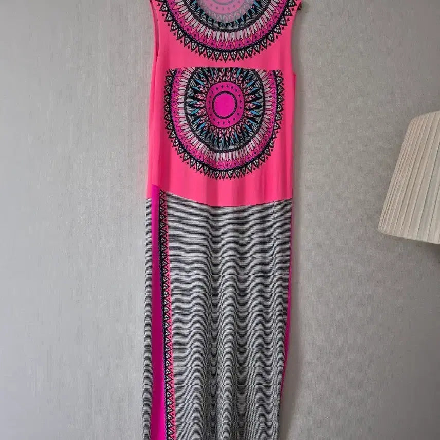 [BUNJANG] Dias Story Pattern Sleeveless Maxi Dress / [디아스토리] 패턴 롱 원피스 민소매