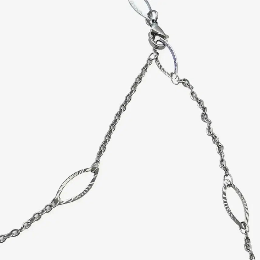 [BUNJANG] Silver Open Type Chain Belt / 오픈타입 체인 벨트 Belly Chain Belt (SILVER)