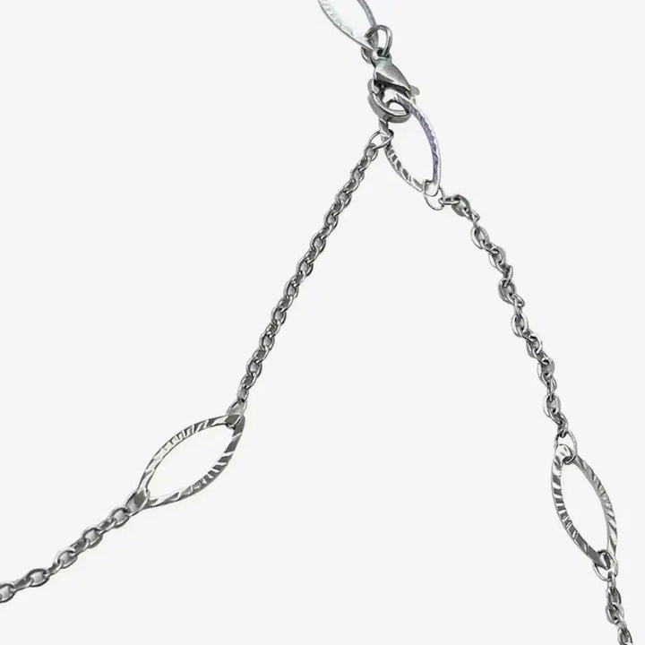 [BUNJANG] Silver Open Type Chain Belt / 오픈타입 체인 벨트 Belly Chain Belt (SILVER)