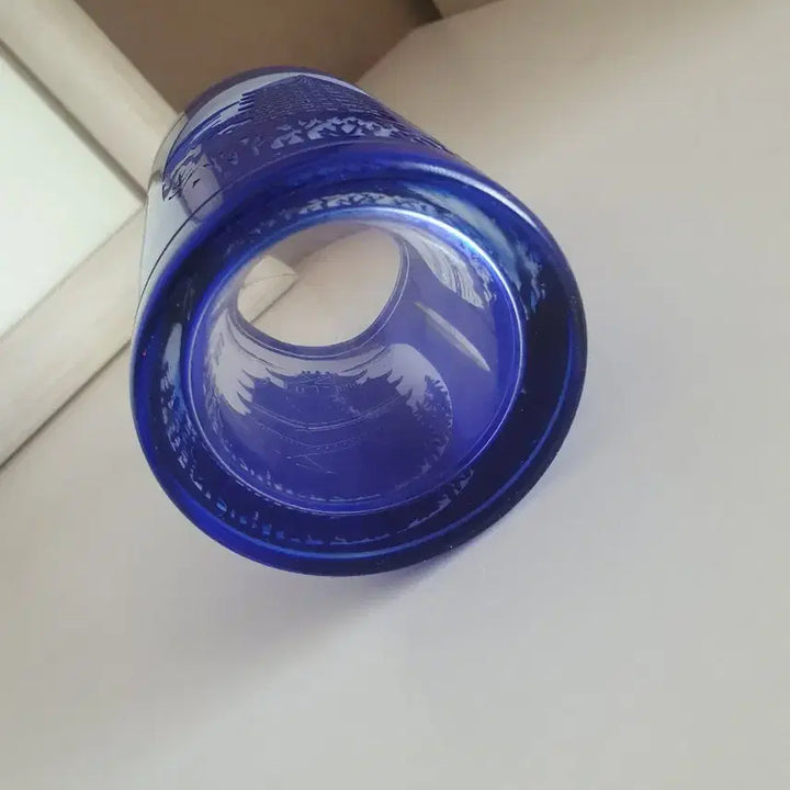 [BUNJANG] Cobalt Blue Glassware / 항저우 코발트 블루 유리공예품(미사용)