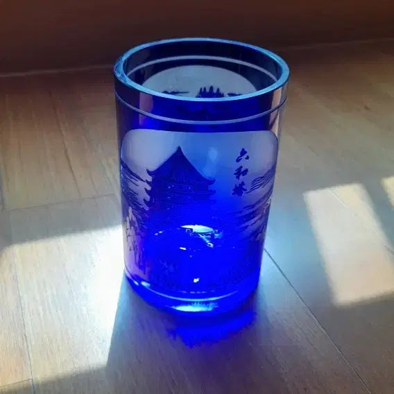 [BUNJANG] Cobalt Blue Glassware / 항저우 코발트 블루 유리공예품(미사용)