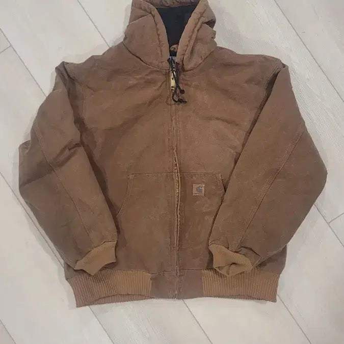 [BUNJANG] Carhartt J130 Brown Active Hooded Jacket / 칼하트 액티브 후드집업J130 Brown Carhartt Active