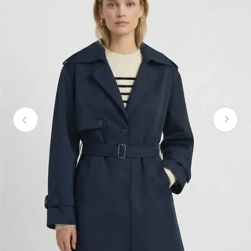[BUNJANG] French Connection Hooded Water-Repellent Trench Coat / [FRENCH CONNECTION] 프렌치커넥션 후드 발수 트렌치 코트