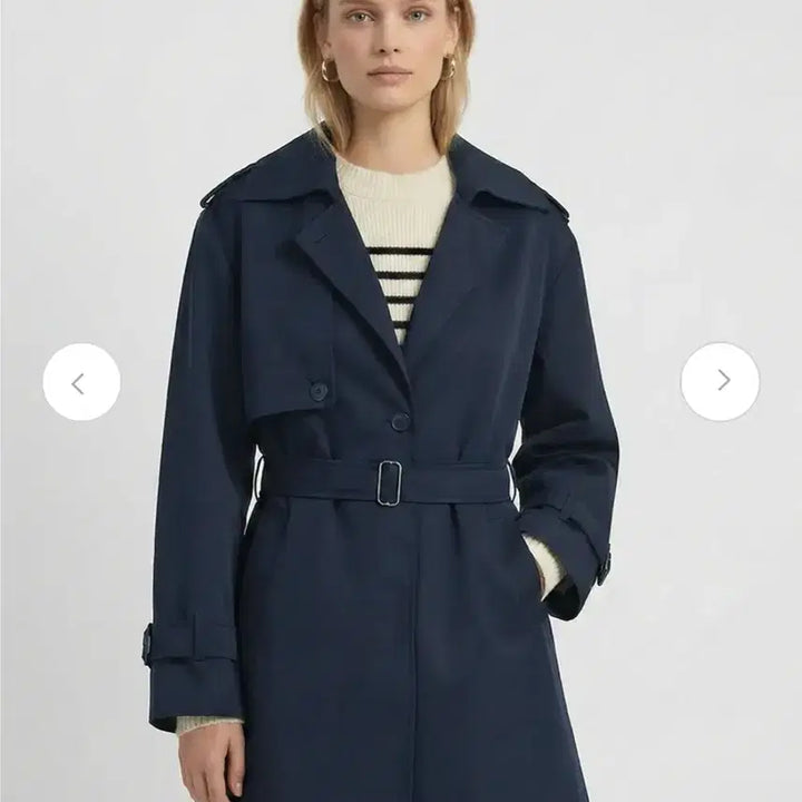 [BUNJANG] French Connection Hooded Water-Repellent Trench Coat / [FRENCH CONNECTION] 프렌치커넥션 후드 발수 트렌치 코트