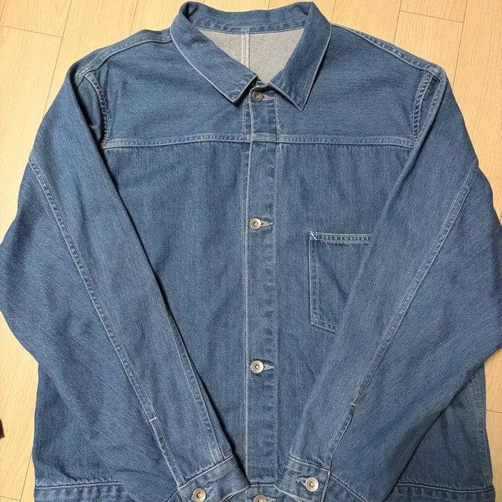 [BUNJANG] Nanamica Short Denim Jacket / [L] 나나미카 숏 데님자켓 블리치