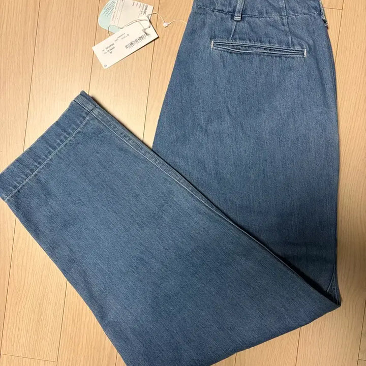 [BUNJANG] Nanamica Wide Denim Pants Bleach / [32] 나나미카 와이드 데님 팬츠 블리치