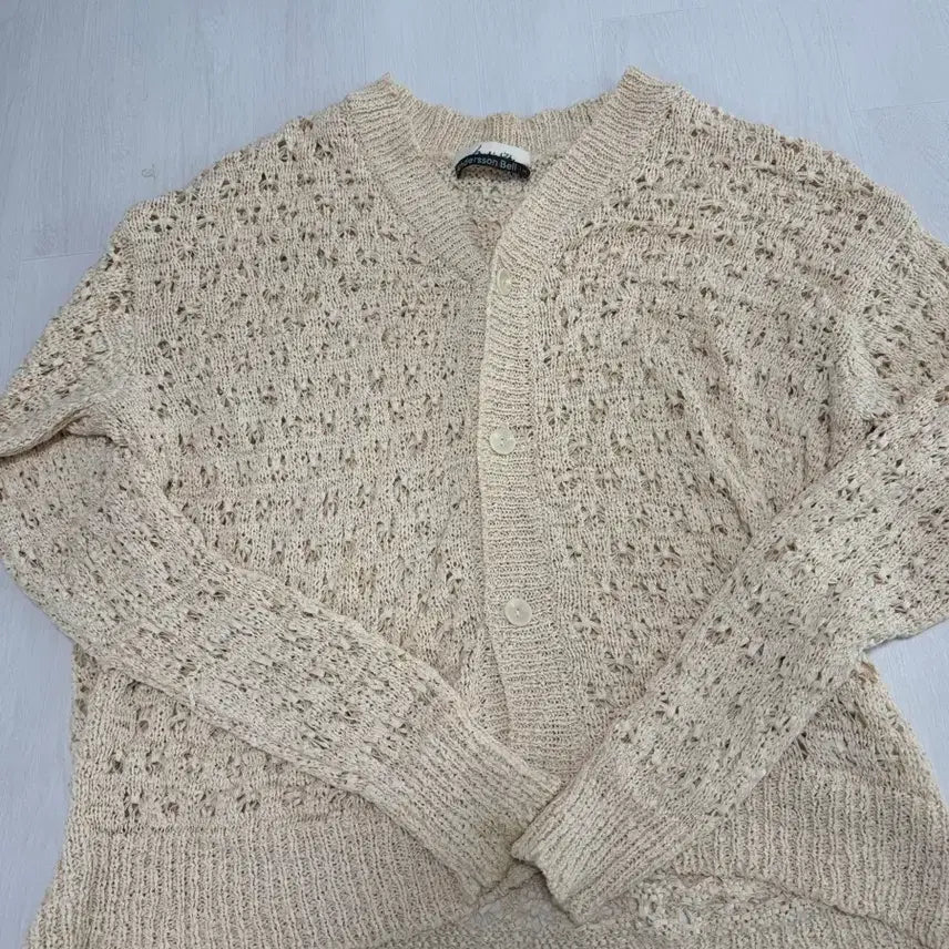 [BUNJANG] Andersson Bell Sustainable Knit Cardigan Ivory / 앤더슨벨 서스터네이블 니트 아이보리