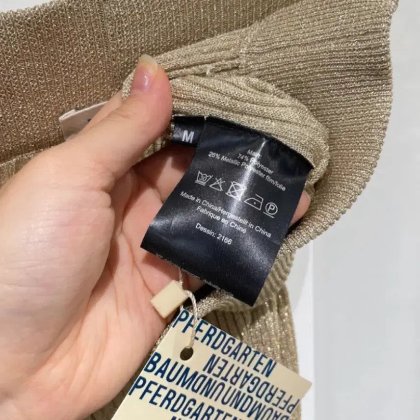 [BUNJANG] Baum Und Pferdgarten Bronze Glow Knit Pants / 바움 운트 페르트가르텐 브론즈 글로우 니트 팬츠