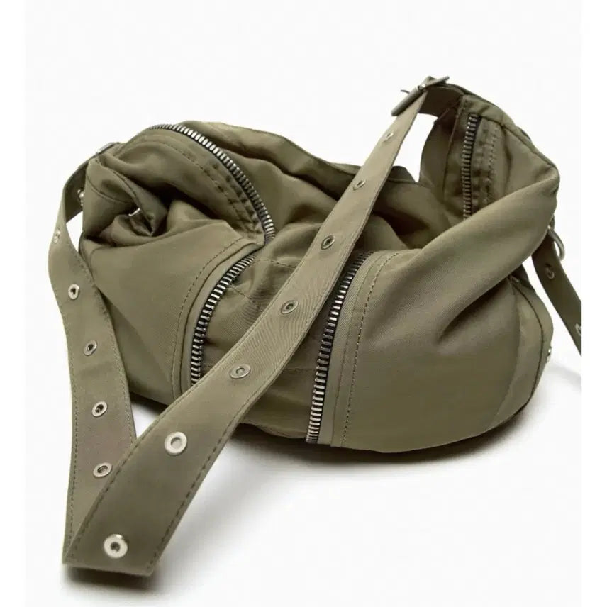 [BUNJANG] ZARA Buckle Hobo Bag Crossbody / 자라 버클 호보백 크로스백