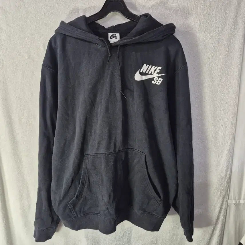 [BUNJANG] Nike Fleece L Black Hoodie / L 나이키 기모 후드티 블랙