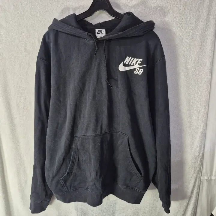 [BUNJANG] Nike Fleece L Black Hoodie / L 나이키 기모 후드티 블랙