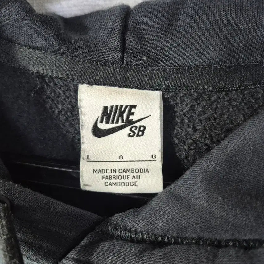 [BUNJANG] Nike Fleece L Black Hoodie / L 나이키 기모 후드티 블랙