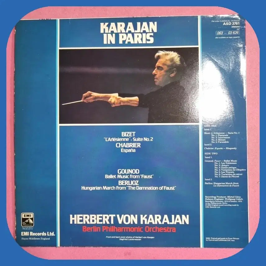 [BUNJANG] Karajan in Paris LP UK First Pressing / 카라얀 인 파리 LP 영국초판  M/M