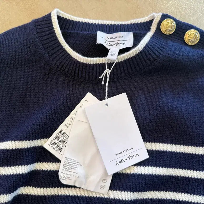 [BUNJANG] And Other Stories Striped Knit Sweater / 앤아더스토리즈  여성용 니트사이즈S