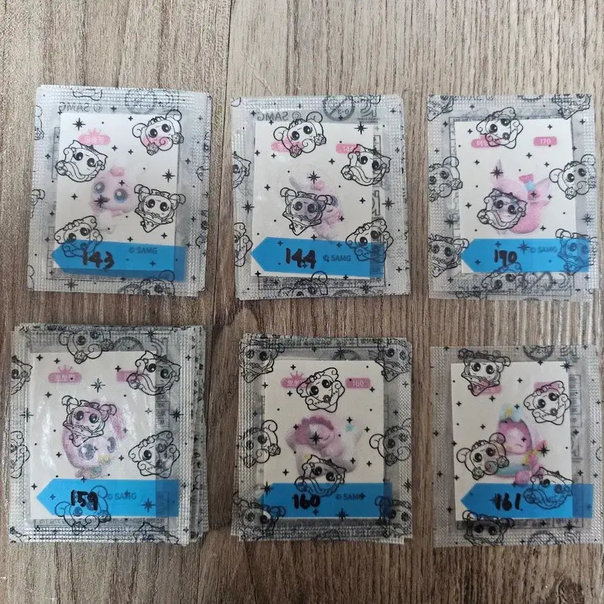 [BUNJANG] Tinipping Stickers (Kkangchong, Ppopo, Yeou) Stickers / 티니핑띠부씰(깡총,뽀뽀,여우)