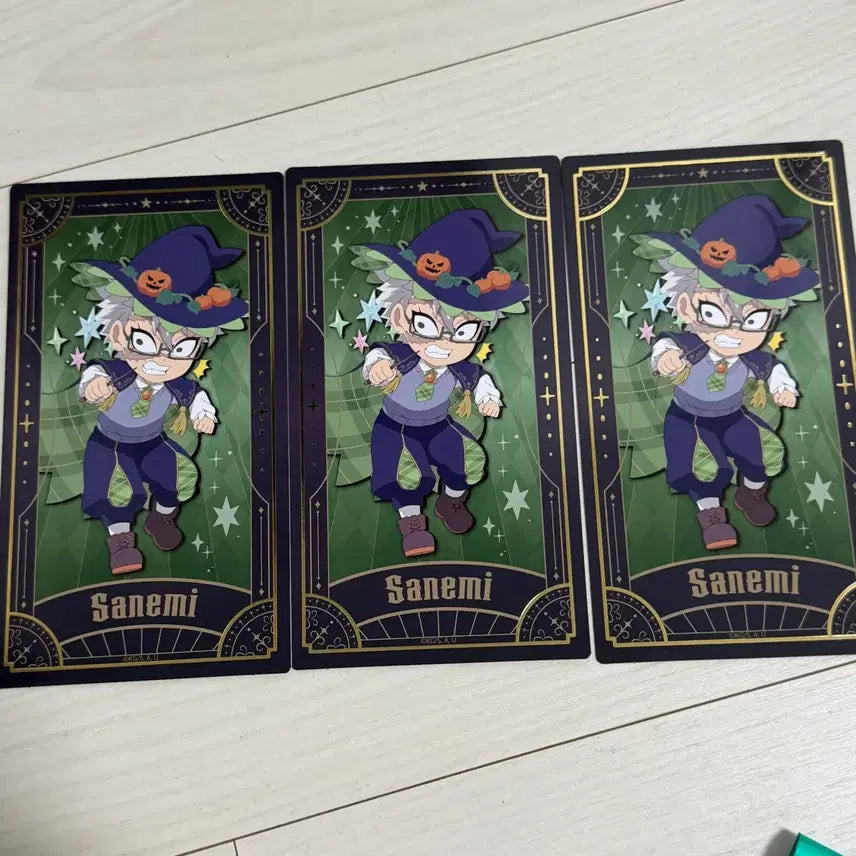 [BUNJANG] Demon Slayer Sanemi Halloween Card Bundle Set / 귀멸의 칼날 사네미 할로윈 카드 일괄