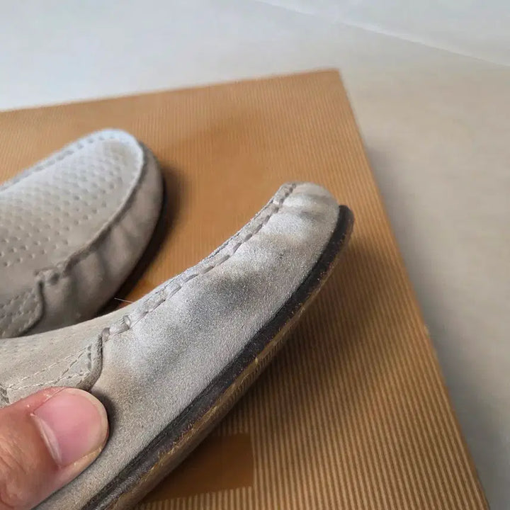 [BUNJANG] Armani Collezioni Suede Punching Loafer / 아르마니 꼴레지오니 스웨이드 펀칭 로퍼