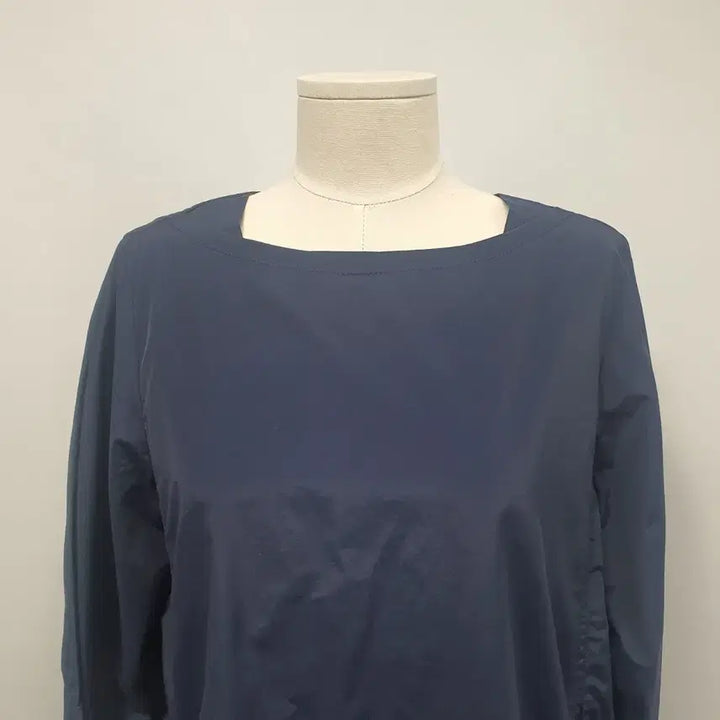 [BUNJANG] Valencia Navy 7-Sleeve Long Dress / 1788.발렌시아 네이비 롱 원피스 7부 소매