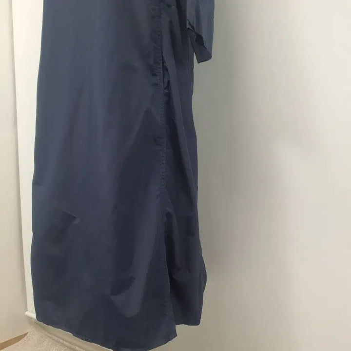 [BUNJANG] Valencia Navy 7-Sleeve Long Dress / 1788.발렌시아 네이비 롱 원피스 7부 소매