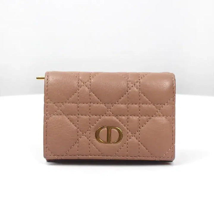 [BUNJANG] Dior Caro Glycine Card Wallet Rose des Vents / [중고명품다올] 디올 카로 글리신 카드지갑 로즈 드 방
