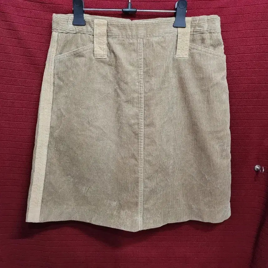 [BUNJANG] TIME Corduroy Mini Skirt Beige / [27]TIME 코듀로이 미니스커트 베이지