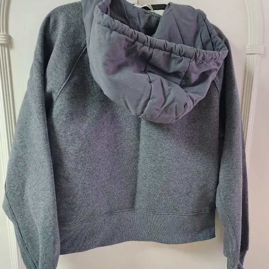 [BUNJANG] Gray Hoodie Zip-up Jumper and Pants Set / 기모 회색 후드집업 점퍼 바지 세트