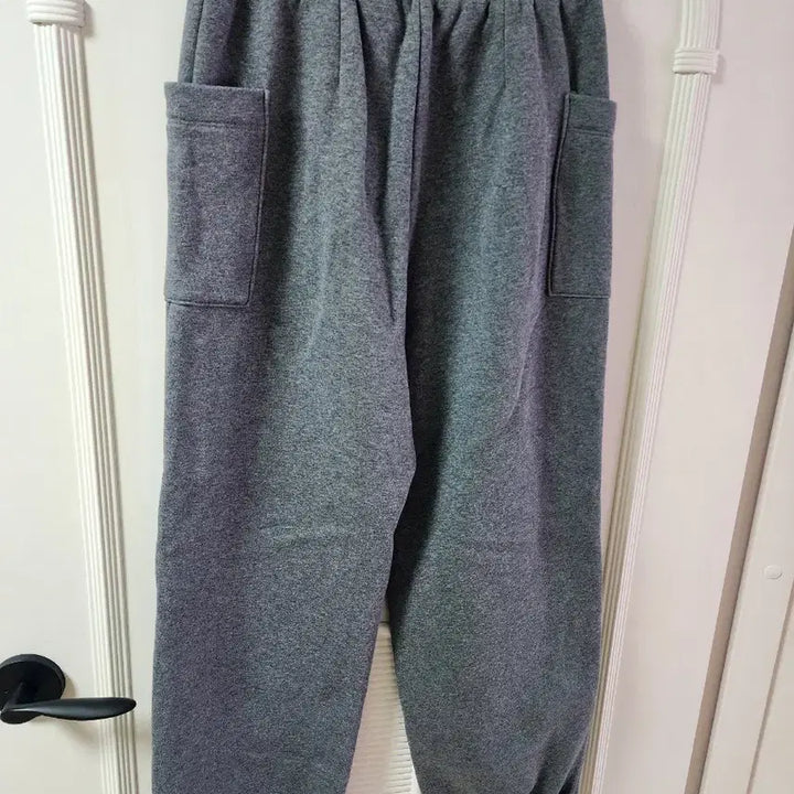 [BUNJANG] Gray Hoodie Zip-up Jumper and Pants Set / 기모 회색 후드집업 점퍼 바지 세트
