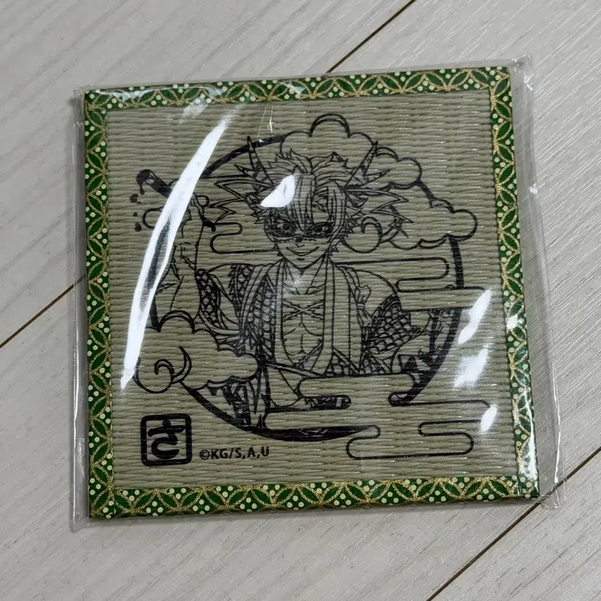 [BUNJANG] Demon Slayer Sanemi Zodiac Dragon Tatami Coaster / 귀멸의 칼날 사네미 용띠 해 다다미 코스터