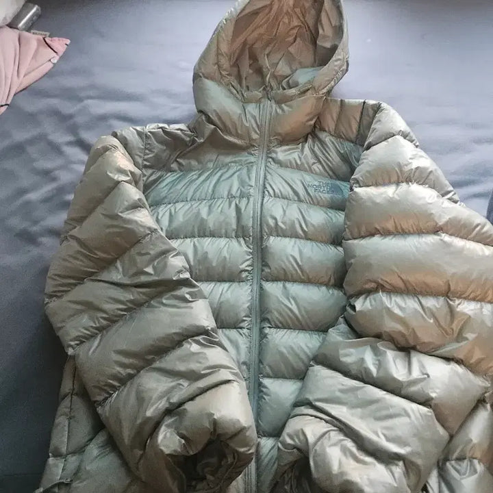 [BUNJANG] The North Face Martier Lightweight Padded Jacket - Light Khaki - L / 노스페이스 마티에르 경량패딩 라이트카키 L