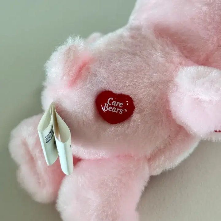 [BUNJANG] Care Bears Pink Flower Plush Keyring / 케어베어 플라워 분홍색 인형 키링