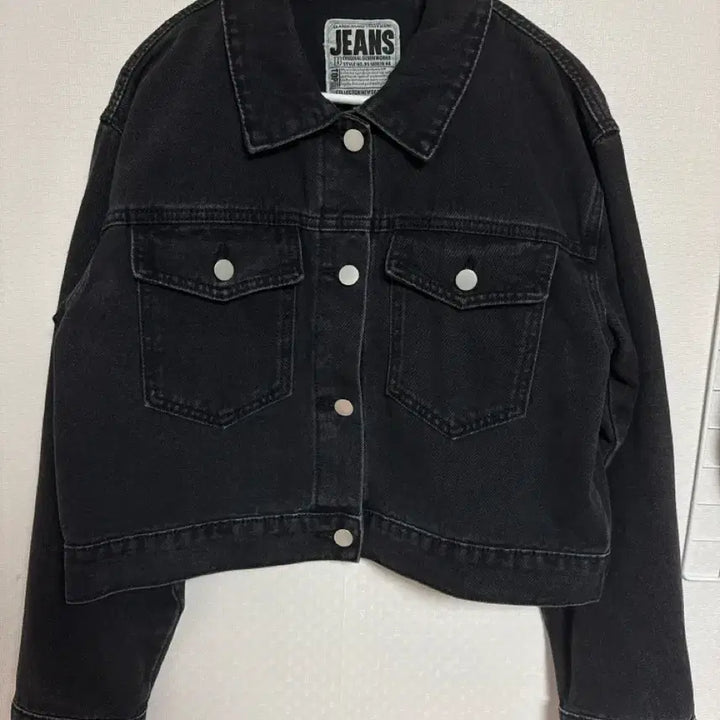 [BUNJANG] BLUE GIRL Denim Gray Jacket / [새상품] 봄  블랙 흑청 데님 청자켓