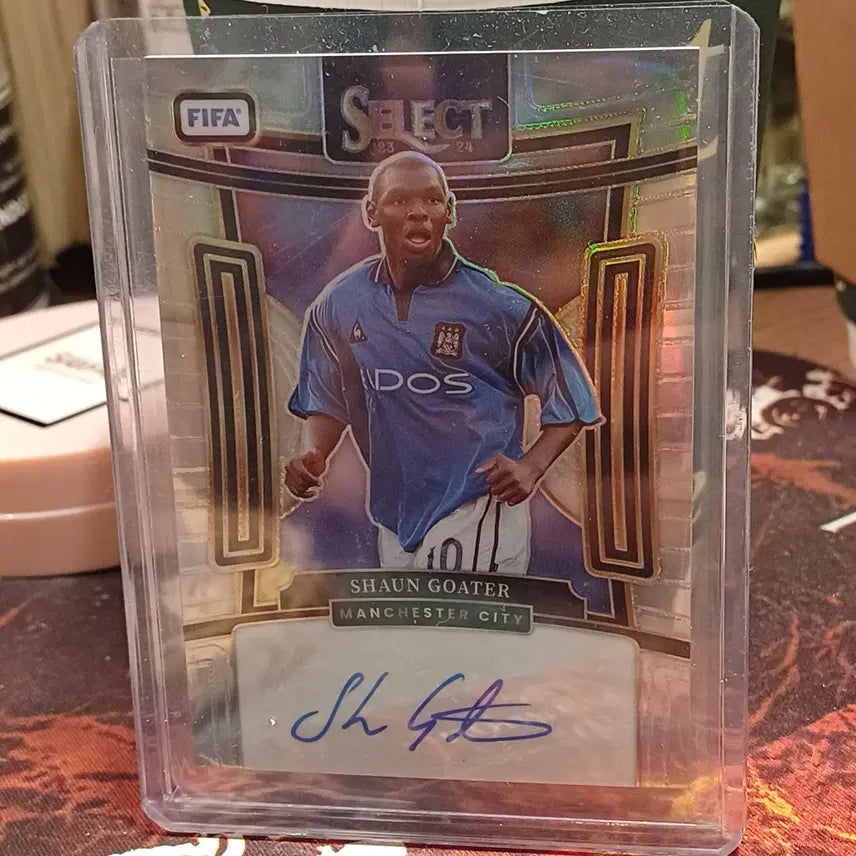 [BUNJANG] Panini Select 23-24 Shaun Goater Autographed Card / 파니니 셀렉트 23-24 맨시티 숀 고터 싸인카드
